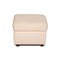 Cream Leather Ottoman from Stressless 7
