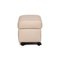 Cream Leather Ottoman from Stressless 10