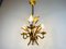 Golden Wheat Sheaf Pendant Lamp by Hans Kögl, Germany, 1970s, Image 5