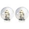 Large Hand Blown Bubble Glass Table Lamps from Doria, 1970s, Set of 2, Image 1