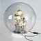 Large Hand Blown Bubble Glass Table Lamps from Doria, 1970s, Set of 2 2