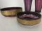 Jugendstil Moser Amethyst Set, 1920er, 4er Set 16