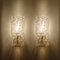 Handgefertigte Wandlampen aus Messing & Glas von JT Kalmar, Österreich, 2er Set 10