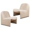 Alky Chair by G. Piretti for Castelli with New Upholstery in Boucle by Dedar 1
