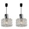 Bubble Glass Fixtures by Helena Tynell for Glashütte, Set of 2 11