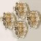 Large Gilt Brass Faceted Crystal Sconce from Kinkeldey 12