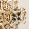 Large Gilt Brass Faceted Crystal Sconce from Kinkeldey 13