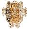 Large Gilt Brass Faceted Crystal Sconce from Kinkeldey 2