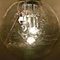 Lampade a sospensione grandi in vetro soffiato a mano con bolle in vetro di Doria, anni '70, set di 2, Immagine 7