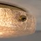 Large Glass Flush Mount Wall Light from Hillebrand, 1960, Image 8