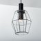 Geometric Iron and Clear Glass Chandelier from Limburg 4