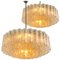 Chandeliers with Glass Tubes from Doria, 1960s, Set of 2 1