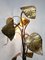 Mid-Century Italian Rhubarb Leaf Brass Floor Lamp 6