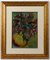 Marcel Gilly, Blumenvase, Öl auf Holz, Frühes 20. Jahrhundert 2