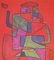 Paul Klee, Der Kunftige (Llegada del novio), Collotype Print, Imagen 3