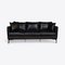 Black Leather Sofa 1