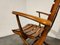 Wooden Folding Garden Chairs with Table, 1950s, Set of 3, Image 6