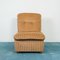 Modulare Vintage Sessel aus hellbraunem Samt, 1970er, 3er Set 7