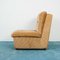 Vintage Light Brown Velvet Modular Lounge Chairs, 1970s, Set of 3, Image 6