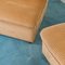 Vintage Light Brown Velvet Modular Lounge Chairs, 1970s, Set of 3 8