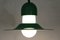 Vintage Green & White Ceiling Lamp, 1970s 2