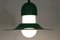 Vintage Green & White Ceiling Lamp, 1970s, Image 2