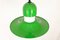 Vintage Green & White Ceiling Lamp, 1970s, Image 7