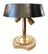 Italian Travertine and Brass Table Lamp from Fratelli Mannelli, 1960s 1