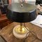 Lámpara de mesa italiana de travertino y latón de Fratelli Mannelli, años 60, Imagen 5