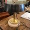 Lámpara de mesa italiana de travertino y latón de Fratelli Mannelli, años 60, Imagen 4