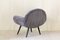 Art Deco Velvet Lounge Chair, 1940s 5