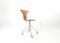 Sedia girevole Mosquito di Arne Jacobsen per Fritz Hansen, Danimarca, anni '50, Immagine 10