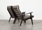 Black Lacquered Beech 1611 Lounge Chairs by Rob Parry for Gelderland, 1952, Set of 2 7