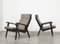 Black Lacquered Beech 1611 Lounge Chairs by Rob Parry for Gelderland, 1952, Set of 2 1