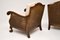 Antique Swedish Satin Birch Bergere Lounge Chairs, 1920s, Set of 2 12