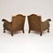 Antique Swedish Satin Birch Bergere Lounge Chairs, 1920s, Set of 2 11