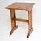 Antique Arts & Crafts Elm Writing Table, Image 6