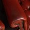 English Leather Wing Back Armchairs, 1970s, Set of 2, Image 4