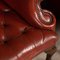 English Leather Wing Back Armchairs, 1970s, Set of 2, Image 10
