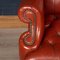 English Leather Wing Back Armchairs, 1970s, Set of 2, Image 12