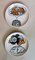 Vintage Porcelain Coasters by Piero Fornasetti for Banca Unione Milan, Set of 8 4