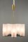 Viennese Frosted Glass Chandelier by J.T. Kalmar, 1960s 4