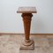 Antique French Wooden Marble Column Pedestal 4