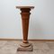 Antique French Wooden Marble Column Pedestal 5