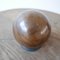 Dutch Turned Walnut Decorative Ball, 1900s 4
