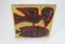 Mid-Century Keramik Wandteller mit Vogel Motiv, 1970er 2