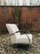 Vintage Dutch Industrial White Lounge Chair with Chromed Tubular Steel Frame, 1950s, Image 14