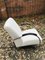 Fauteuil Vintage Industriel Blanc avec Structure en Acier Tubulaire Chromé, Pays-Bas, 1950s 5