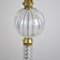 Lámpara de pie de latón y cristal de Murano de Barovier & Toso, años 40, Imagen 10