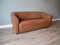 Mid-Century Neck Leather DS 47 3-Seat Sofa from de Sede, Image 2